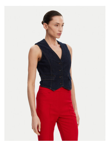 Fracomina Елек FR25SJ5024D46093 Тъмносин Slim Fit