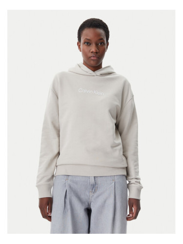 Calvin Klein Суитшърт Hero Logo K20K205449 Сив Regular Fit