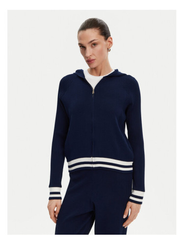 Fracomina Кардиган FJ25ST7003K41601 Тъмносин Regular Fit