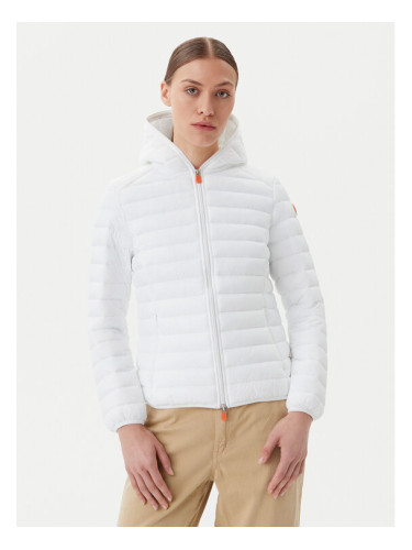 Save The Duck Преходно яке D33620W GIGA20 Бял Regular Fit