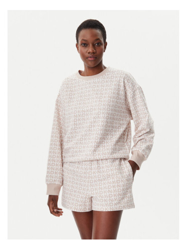 DKNY Пижама YI50040 Бежов Regular Fit