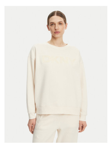DKNY Sport Суитшърт DP5T1140 Екрю Regular Fit
