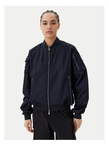 Save The Duck Яке бомбър D32105W TWIL20 Тъмносин Oversize