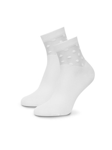 Nine West Дълги чорапи KR_NW_STREET_W_SS25 (2 PACK) Бял