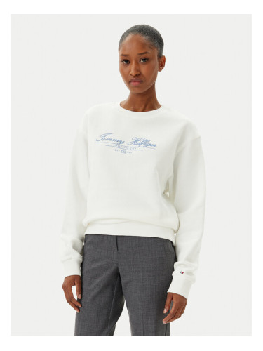 Tommy Hilfiger Суитшърт WW0WW45430 Екрю Regular Fit