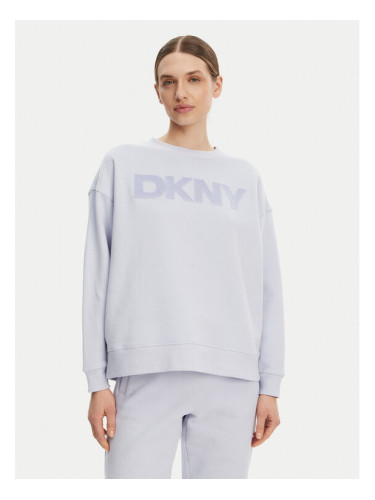 DKNY Sport Суитшърт DP5T1140 Светлосиньо Regular Fit