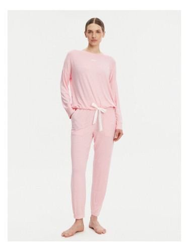 DKNY Пижама YI90044 Розов Regular Fit