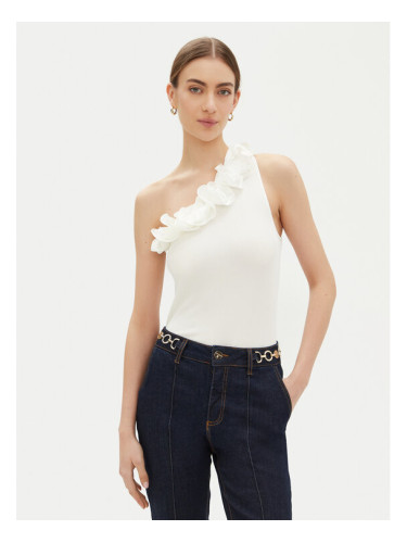 Fracomina топ FR25ST2018J46301 Екрю Regular Fit