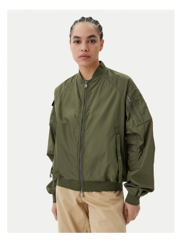 Save The Duck Яке бомбър D32105W TWIL20 Зелен Oversize