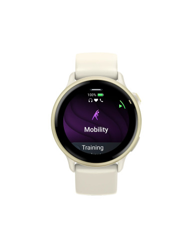 Смарт часовник Garmin Vivoactive 6 Amoled 42 мм Gorilla 3 Lunar Gold/Bone 010-02985-01