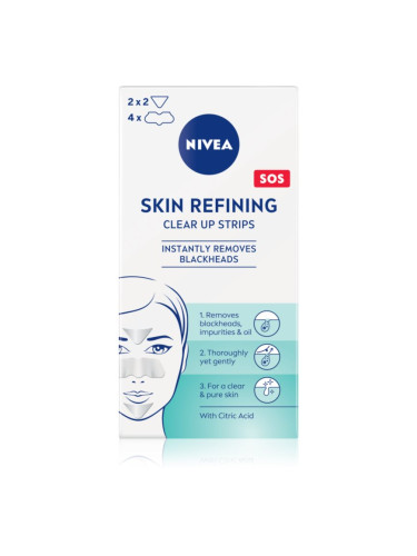 NIVEA Skin Refining почистващи лентички за лице 6 бр.