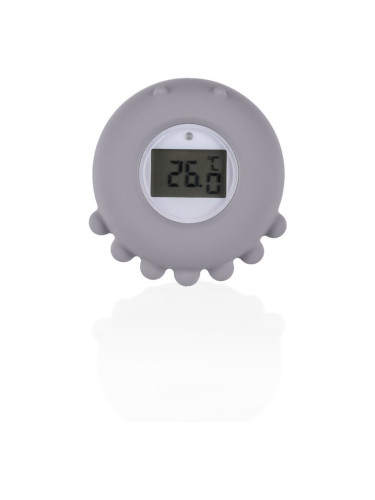 Zopa Silicone Digital Thermometer 2in1 Дигитален термометър за ваната Dove Grey 1 бр.