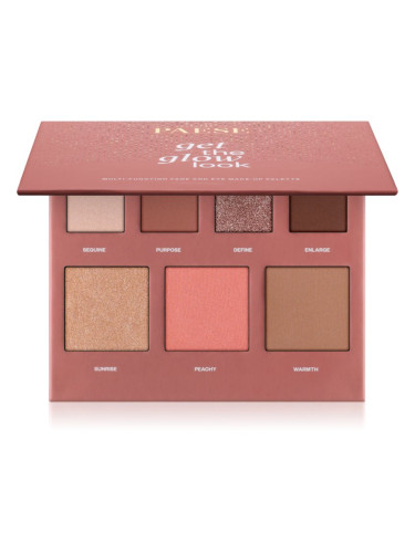 Paese Get The Glow Look Face And Eye Make-up Palette мултифункционална палитра за лице и очи 16 гр.