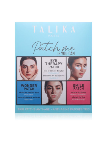 Talika Patch Me If You Can комплект платнени маски за зоната около очите и устните 3x1 бр.
