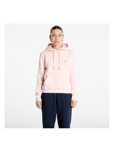Суитшърт Guess JEANS Hood Reg Mini Triang Sweat Blush Cotton L