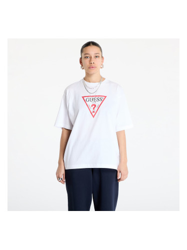 Тениска Guess JEANS Oversized Iconic Tee Pure White M