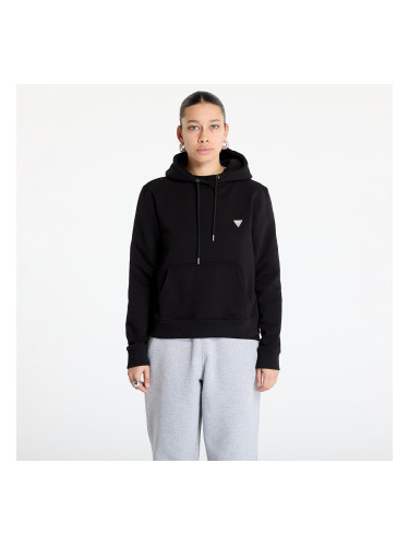 Суитшърт Guess JEANS Hood Reg Mini Triang Sweat Jet Black A996 L