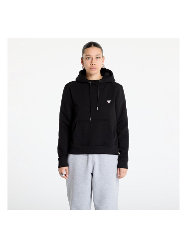 Суитшърт Guess JEANS Hood Reg Mini Triang Sweat Jet Black A996 XS