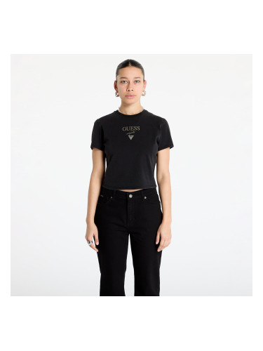 Тениска Guess Originals Vintage Baker Baby Tee Jet Black Multi L