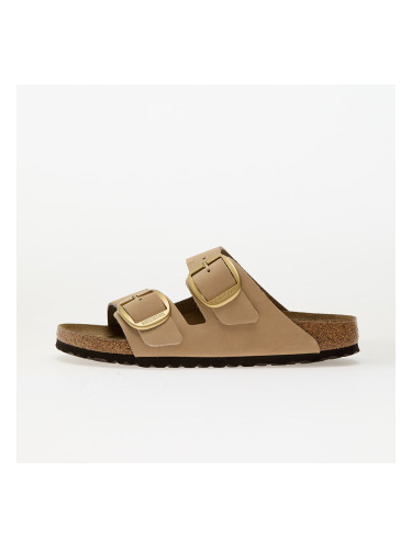 Birkenstock Arizona Big Buckle Nubuk Leather Sandcastle 36