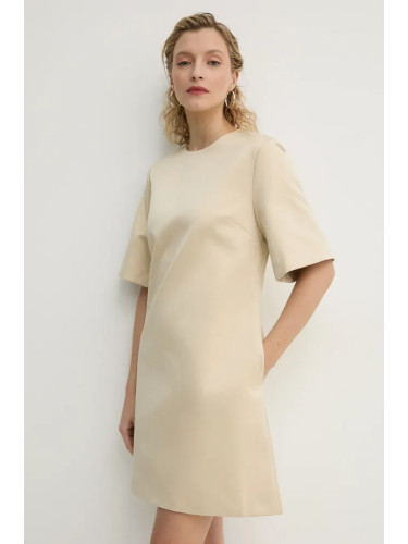Рокля By Malene Birger HARPERZ в бежово къса със стандартна кройка 102577