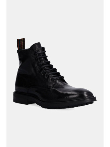 Кожени туристически обувки Paul Smith в черно M1S-SPW01-NBUF