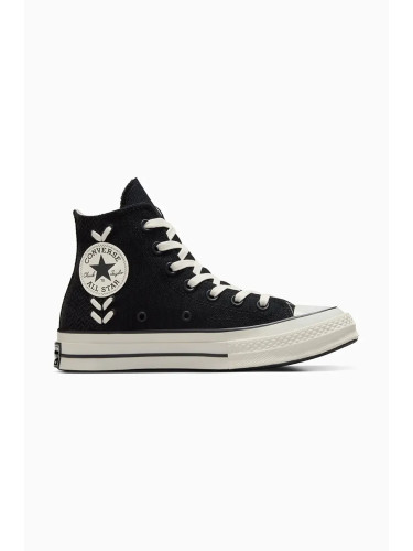 Високи кецове Converse Chuck 70 в черно A10669C