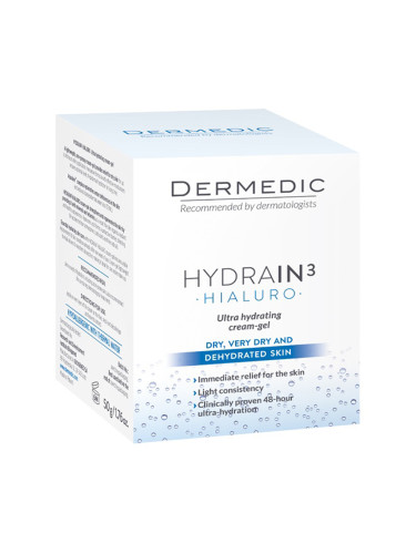 DERMEDIC HYDRAIN3 HIALURO Крем-гел ултрахидратиращ Дневен крем унисекс 50ml