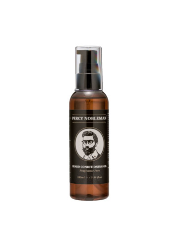 PERCY NOBLEMAN Beard Oil Fragrance Free  Масло за бръснене мъжки 100ml