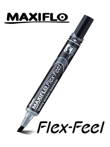 Маркер Борд Pentel Maxiflo Flex-Feel чрн