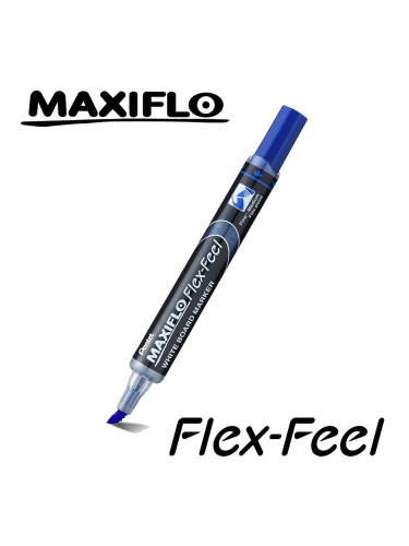 Маркер Борд Pentel Maxiflo Flex-Feel син
