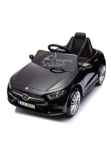 Акумулаторна кола Mercedes Benz Cls350 12V с меки гуми с Кож