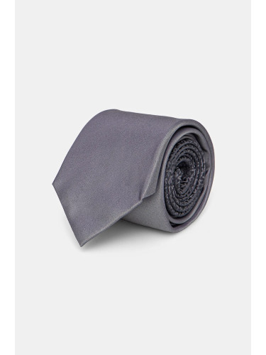 Копринена вратовръзка MICHAEL Michael Kors в сиво MD0MD90553