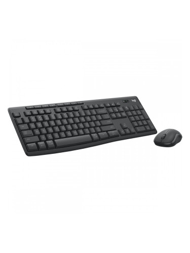 Клавиатура с мишка Logitech MK370 Сив Графит Испанска Qwerty