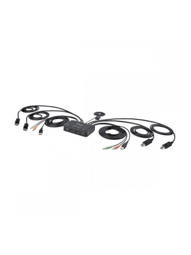 KVM суич Startech C2-DD46-UA2-CBL-KVM 1,5 m
