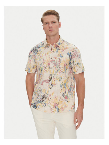 Guess Риза M5GH42 WH800 Бежов Regular Fit