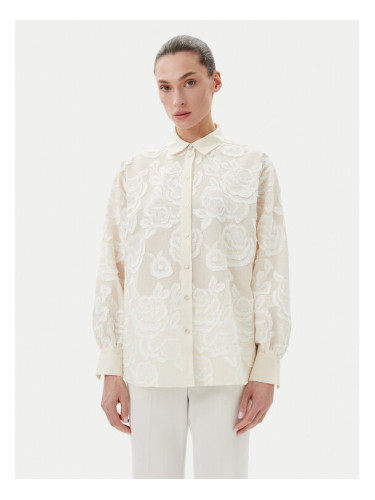 Bruuns Bazaar Риза Calamus Felina BBW4538 Бял Regular Fit