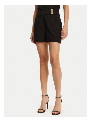 Morgan Шорти от плат 251-SHOU.F Черен Wide Leg