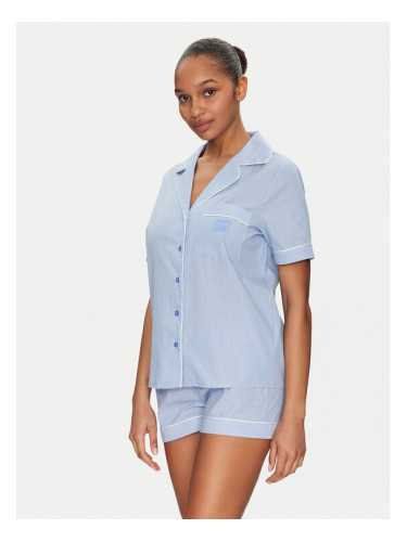 Guess Пижама O5GX10 WH1K1 Син Regular Fit