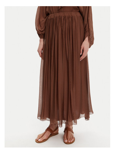ViCOLO Миди пола TD0022 Кафяв Regular Fit