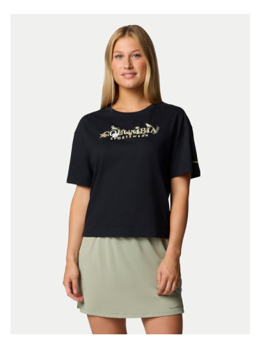 Columbia Тишърт Rolling Bend™ 2119991 Черен Regular Fit