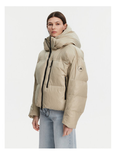 adidas by Stella McCartney Зимно яке Winter JI5198 Бежов Loose Fit