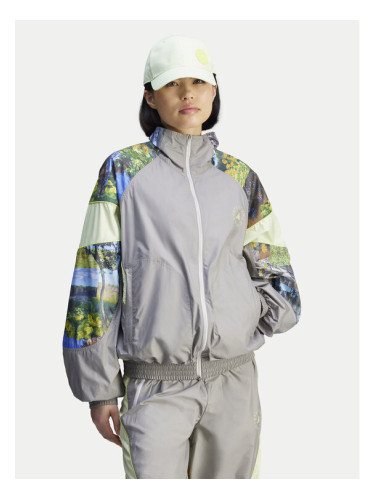 adidas by Stella McCartney Суитшърт Earth Collage JG5793 Сив Loose Fit