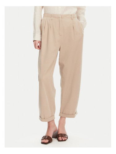 Tommy Hilfiger Текстилни панталони WW0WW45589 Бежов Relaxed Fit