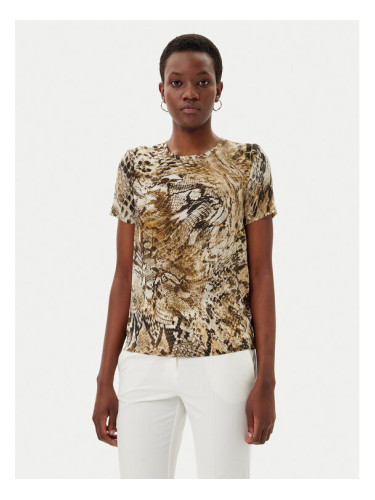 Marciano Guess Блуза Blusa tatjana ss printed Кафяв Comfort Fit