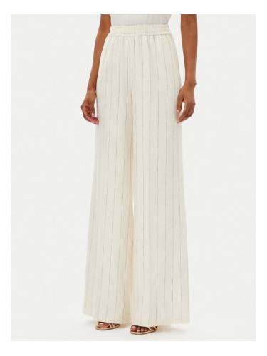 Kontatto Панталони тип палацо MA3008C Екрю Wide Leg