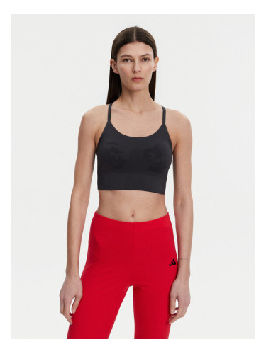 adidas by Stella McCartney Спортен сутиен TrueStrength JJ1650 Сив Slim Fit