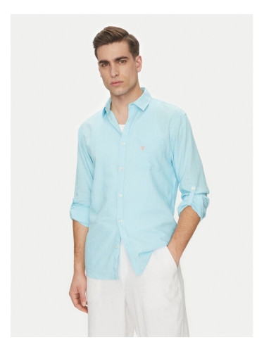 Guess Риза F4GH00 WG3L0 Светлосиньо Regular Fit