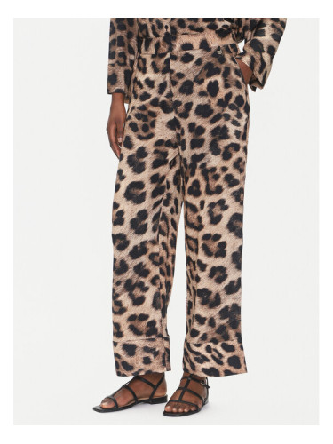 LOLA CASADEMUNT Текстилни панталони LS2514018 Кафяв Relaxed Fit