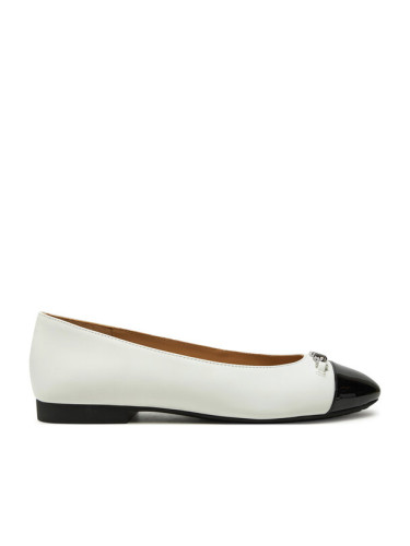 MICHAEL Michael Kors Балеринки Rebecca Flex Ballet 40F4RBFP1L Бял